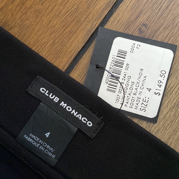 CLUB MONACO| ALIXI LEGGINGS sz 4 - Picture 7 of 14
